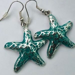 🔥PRICE DROP 🔥Starfish Turquoise Earrings